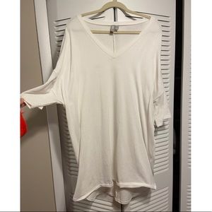 V Neck t shirt dress